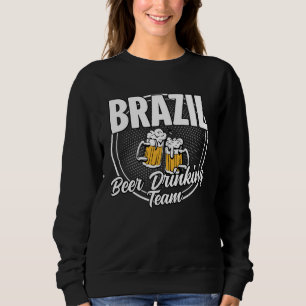 Brasil-Mannschaft Ale  Brasilianisches Bier Trinke Sweatshirt