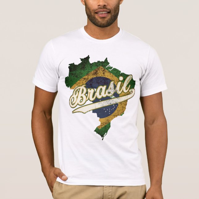 Brasil Map T-Shirt (Vorderseite)