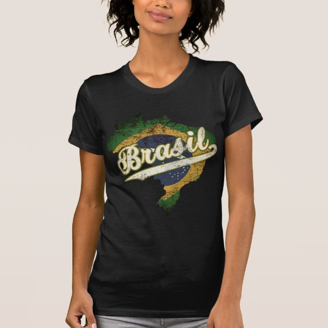 Brasil Map T-Shirt (Vorderseite)