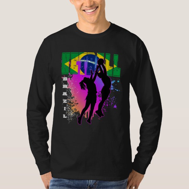 Brasil-Netball T-Shirt (Vorderseite)