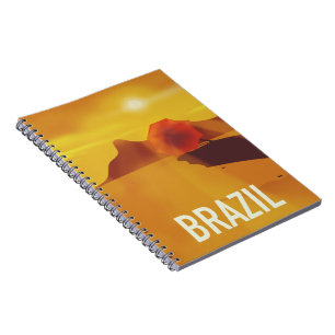 Brasil Reiseplakat Notizblock