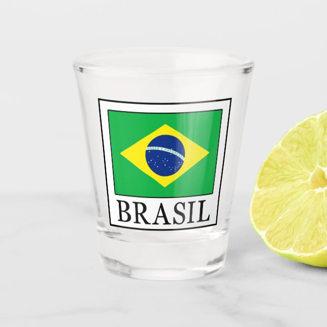 Brasil Schnapsglas (Vorderseite)