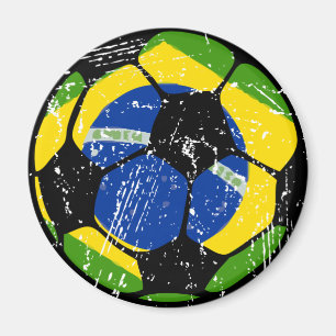 Brasil Soccer Ball Magnete