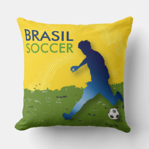 Brasil Soccer Kissen