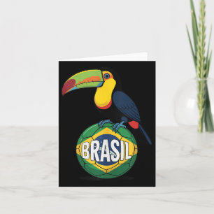 Brasil Toucan Soccer Ball Footba Karte