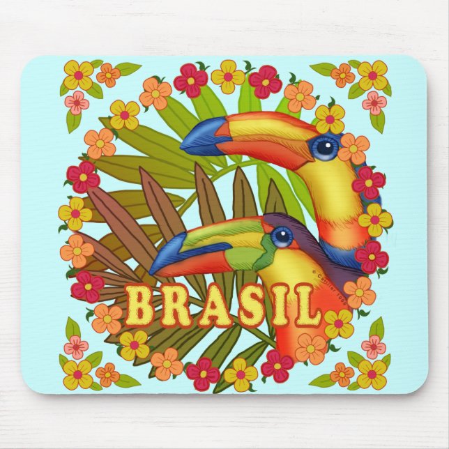 Brasil Toucans mousepad (Vorne)