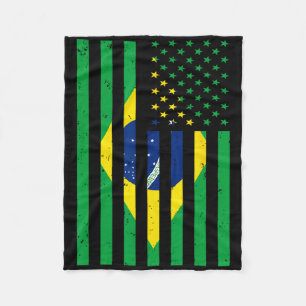 Brasil Trikot Brasil Fußball USA Amerika Flagge Tr Fleecedecke