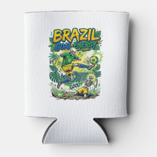Brasil Ziel Energie Skelett Stürmer Nationen Creat Dosenkühler