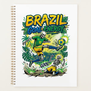 Brasil Ziel Energie Skelett Stürmer Nationen Creat Planer