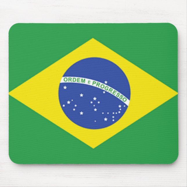 Brasilflagge Mousepad (Vorne)