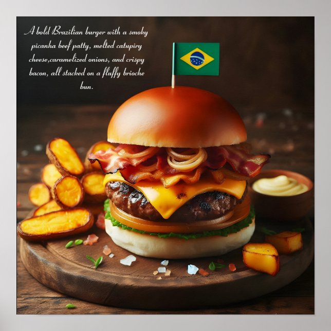Brasilia Bites: Picanha Perfection Poster (Vorne)