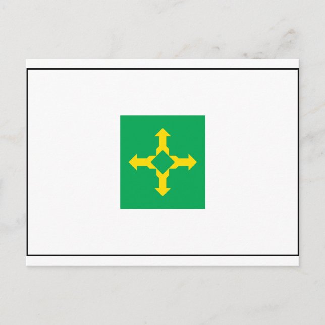 Brasília Flagge Postkarte (Vorderseite)