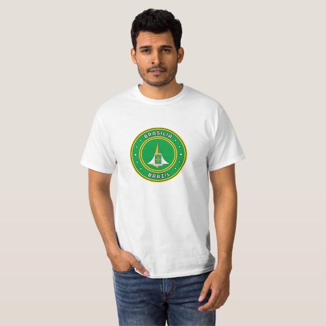Brasilia-Wappen Brasilien T-Shirt (Vorne ganz)