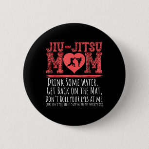 Brasilian Jiu Jitsu Mama BJJ japanische Kampfsport Button