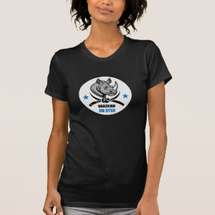 Brasilian Jiu Jitsu Rhino BJJ Kämpfer T-Shirt