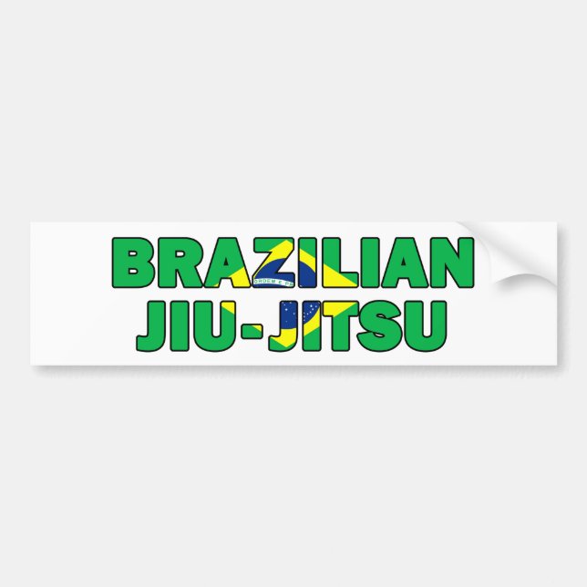 Brasilianer Jiu Jitsu Autoaufkleber (Vorne)