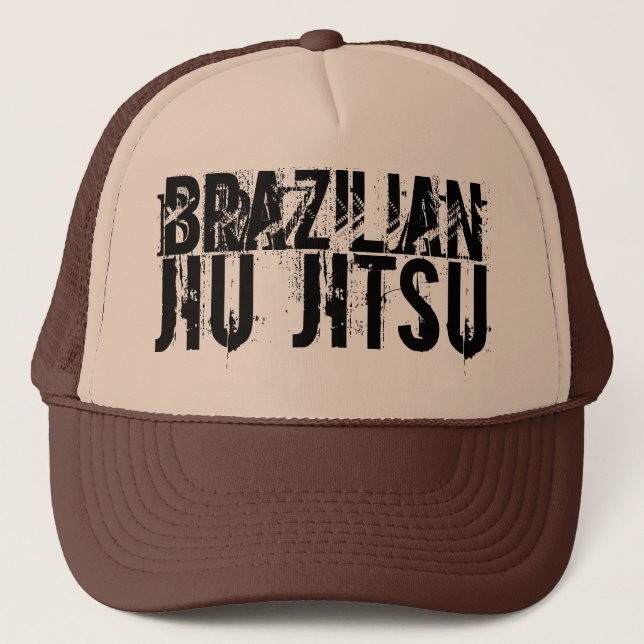 Brasilianer Jiu Jitsu BJJ Hut Truckerkappe (Vorderseite)