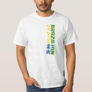 Brasilianer Jiu Jitsu (BJJ) T-Shirt mit nationalen