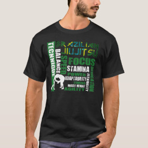 Brasilianer Jiu Jitsu dunkler BJJ T - Shirt