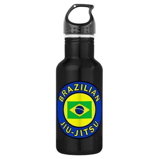 Brasilianer Jiu Jitsu Edelstahlflasche (Vorderseite)