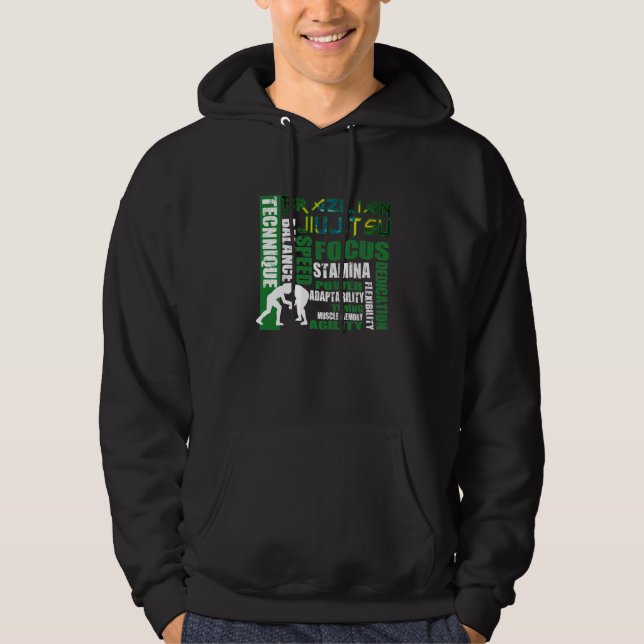 Brasilianer Jiu Jitsu - ElementeBJJ Hoodie (Vorderseite)