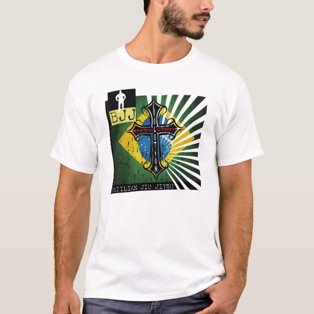 Brasilianer Jiu Jitsu Evolution + Revolutions-T - T-Shirt (Vorderseite)