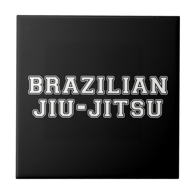 Brasilianer Jiu Jitsu Fliese (Vorderseite)
