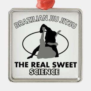 Brasilianer Jiu Jitsu Kampfkünste Ornament Aus Metall