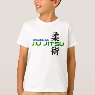 Brasilianer Jiu Jitsu mit japanischen Charakteren T-Shirt