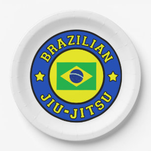 Brasilianer Jiu Jitsu Pappteller