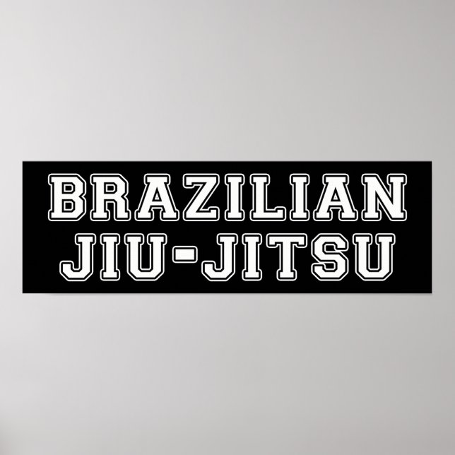 Brasilianer Jiu Jitsu Poster (Vorne)