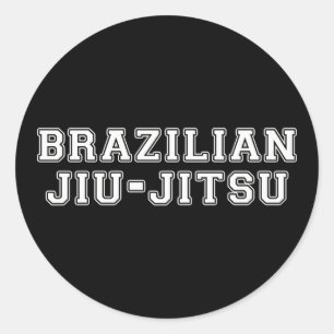 Brasilianer Jiu Jitsu Runder Aufkleber