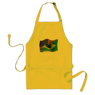 Brasilianisch-amerikanische Wave-Fahne Schürze