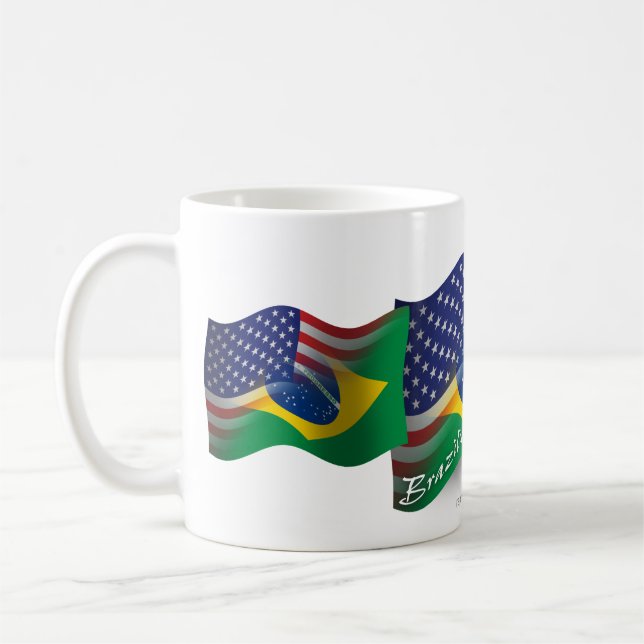 Brasilianisch-Amerikanische wellenartig bewegende Tasse (Links)