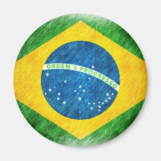 Brasilianisch_Flag_Stift_Malerei Magnet