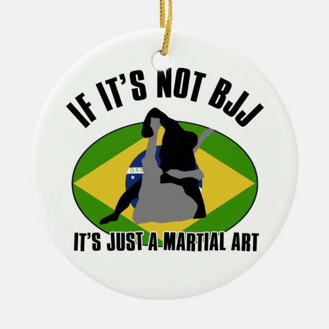 brasilianisch-jiu-jitsu-Design Keramikornament (Vorne)