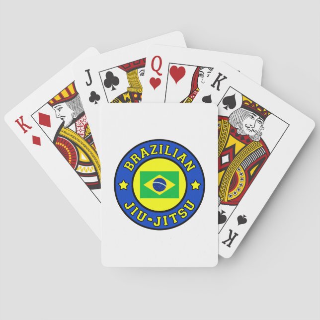 Brasilianisch Jiu-Jitsu Spielkarten (Rückseite)