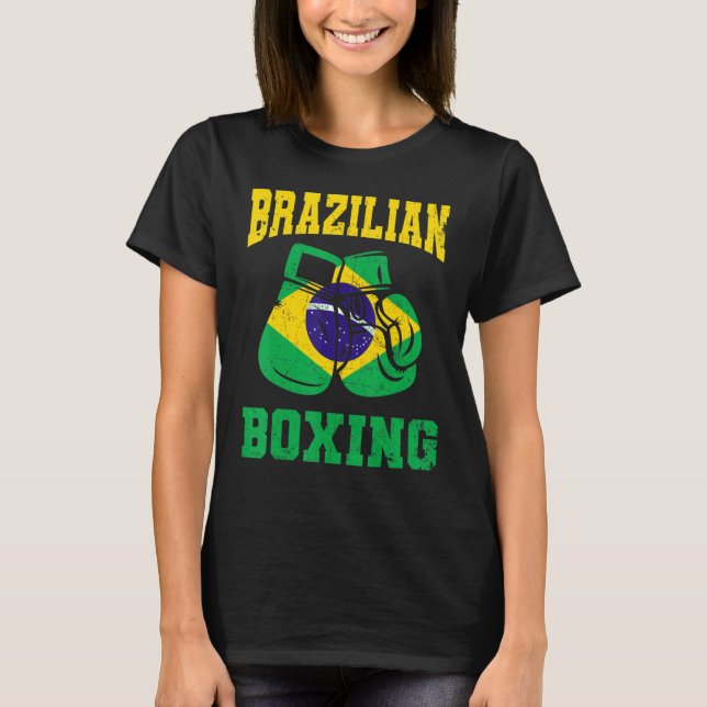 Brasilianische Boxhandschuhe T-Shirt (Vorderseite)