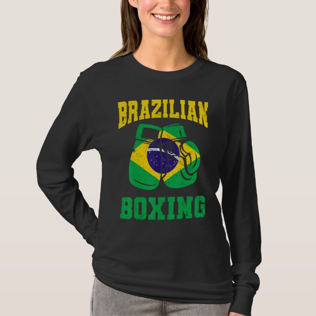 Brasilianische Boxhandschuhe T-Shirt (Vorderseite)