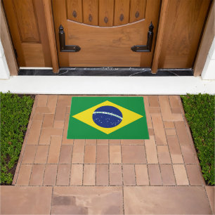 Brasilianische Fahne für Zuhause oder Geschäftsleu Fußmatte