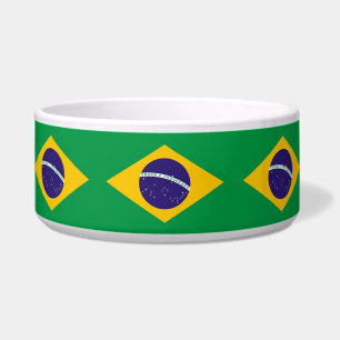 Brasilianische Flag-Pet-Bowl Napf