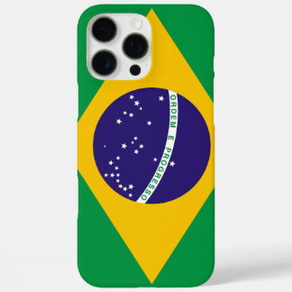 Brasilianische Flagge anpassbar iPhone 16 Pro Max Hülle