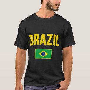 Brasilianische Flagge Brasilien Souvenir Camiseta T-Shirt