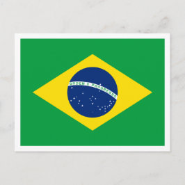 Brasilianische Flagge, Flagge Postkarte
