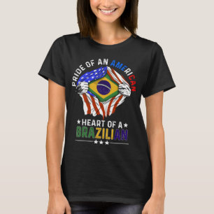 Brasilianische Flagge für das brasilianische Ausla T-Shirt