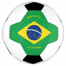 Brasilianische Flagge Fußball-Ball