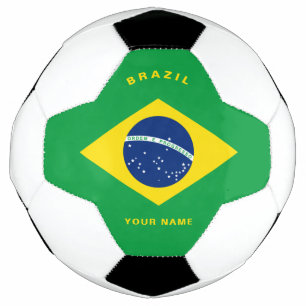 Brasilianische Flagge Fußball-Ball Fußball