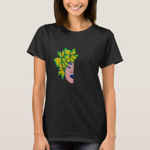 Brasilianische Flagge Halbfass-Schmetterling Brasi T-Shirt