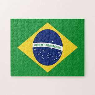 Brasilianische Flagge Jigsaw Puzzle