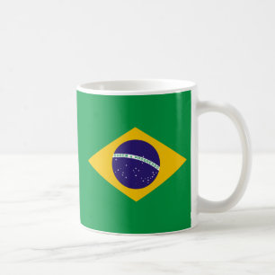 Brasilianische Flagge Kaffeetasse